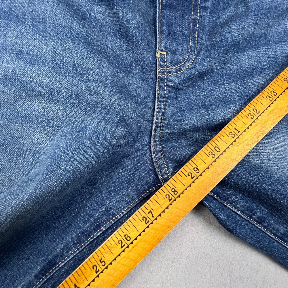 GAP Maternity Jeans Women 16R Blue Full Panel Straight Leg Denim Casual Classic - Picture 8 of 16